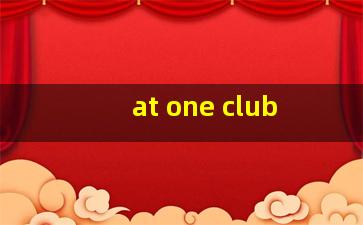 at one club